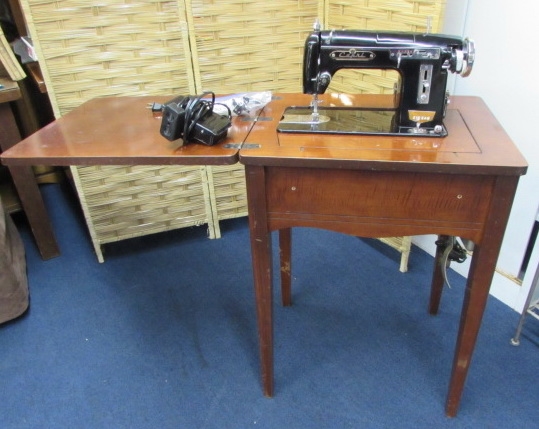 VINTAGE CAPRI SEWING MACHINE WITH CABINET