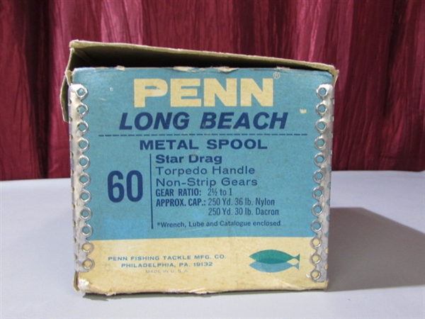 2 - VINTAGE PENN REELS IN ORIGINAL BOXES