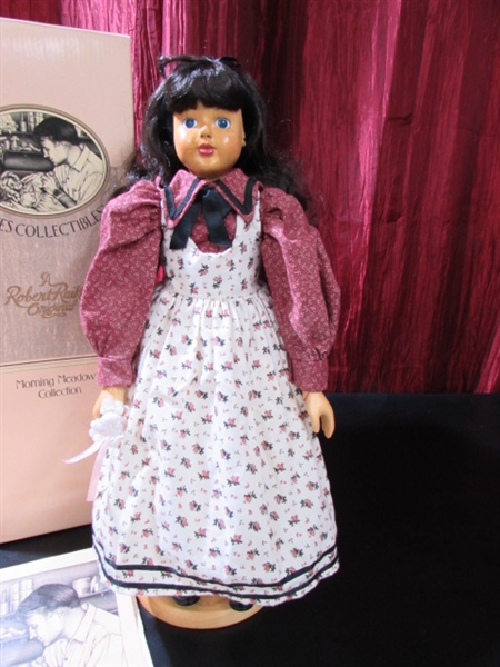 ROBERT RAIKES ABIGAIL CARVED WOODEN DOLL #2591/7500