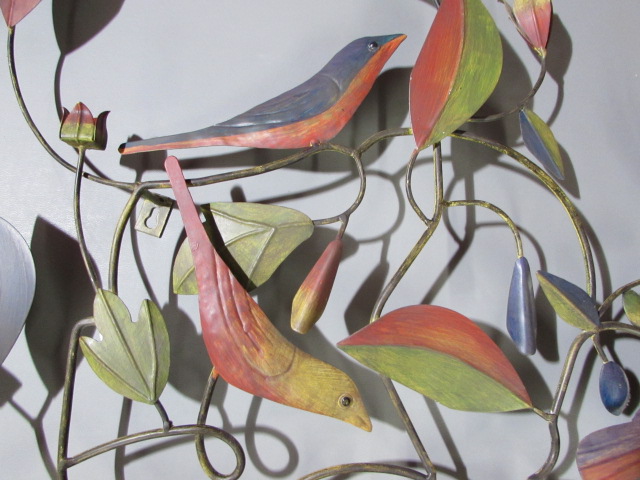 Lot Detail - FLORA & FAUNA METAL WALL ART