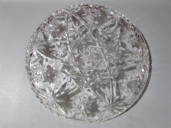 *REVISED* BEAUTIFUL LOT OF PRESSED GLASS PIECES