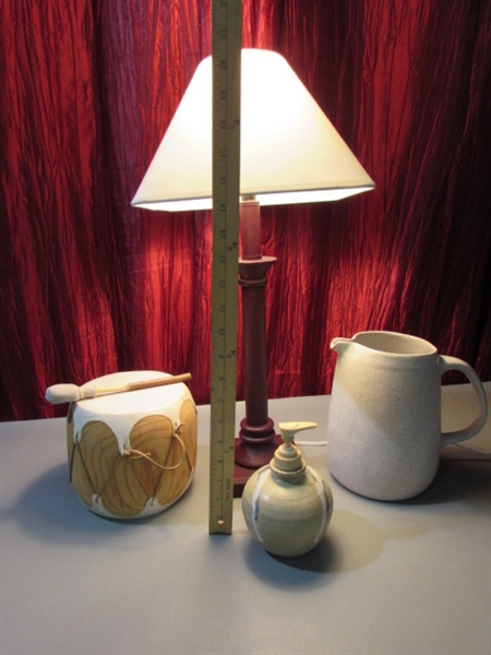 LAMP, VASES AND MORE