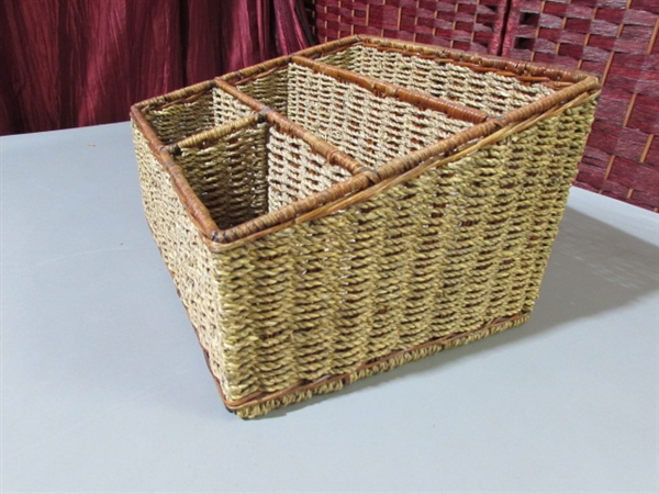 BASKETS, TRAYS AND TINS