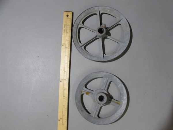 DOUBLE PULLEY, WHEELS & MORE