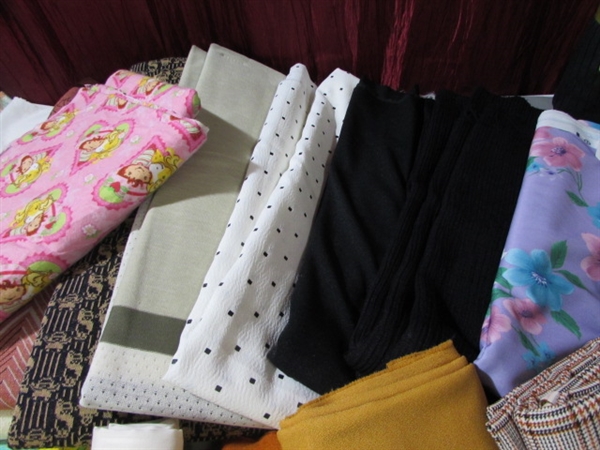FABRIC, FABRIC AND MORE FABRIC!