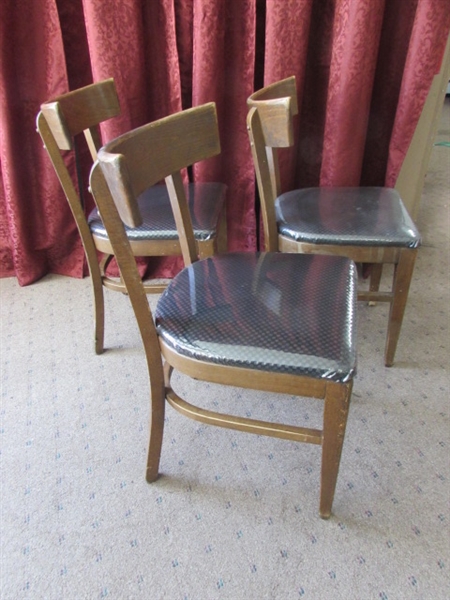 4 CAFE CHAIRS