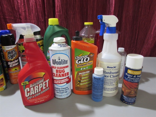 CLEANERS/POLISHERS & INSECTICIDES