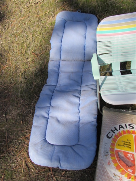 CHAISE LOUNGE/CHAIR LOT