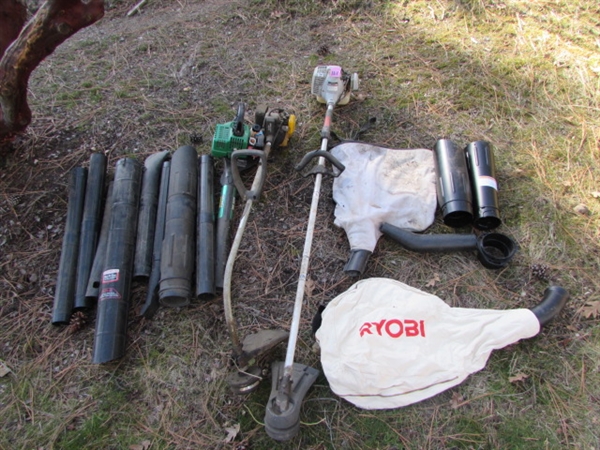 GAS POWERED YARD TOOLS FOR PARTS OR REPAIR