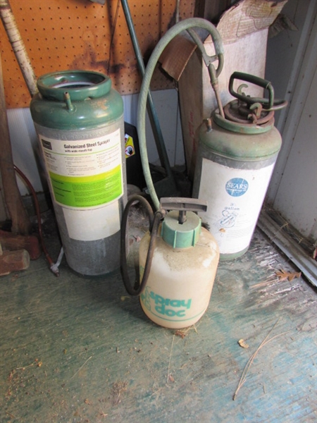 ENTIRE CONTENTS OF SMALL METAL SHED - BUILDING MATERIALS & MORE
