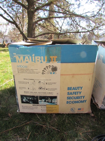 2 NEW BOXES - MALIBU II LANDSCAPE LIGHTS