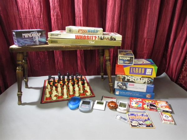 VINTAGE & NEWER GAME LOT