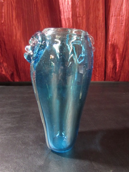 BEAUTIFUL HAND BLOWN VASES