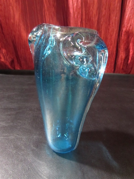 BEAUTIFUL HAND BLOWN VASES