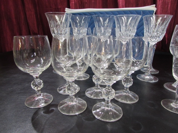 CRYSTAL & GLASS STEMWARE