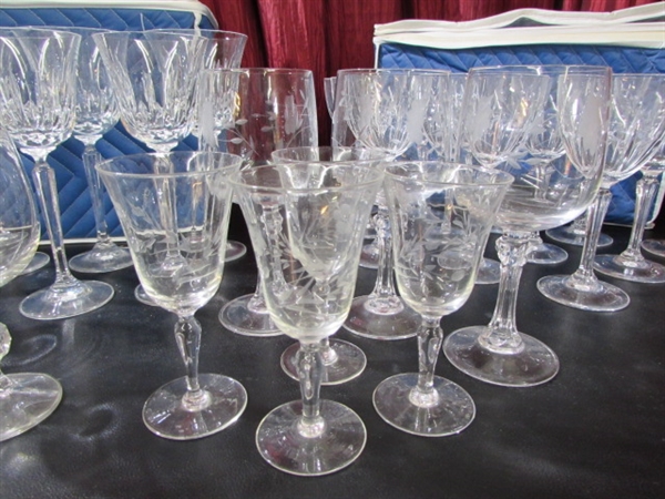 CRYSTAL & GLASS STEMWARE