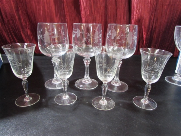 CRYSTAL & GLASS STEMWARE