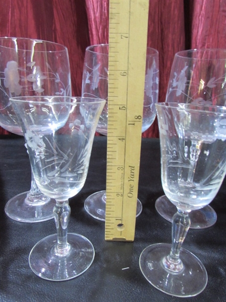 CRYSTAL & GLASS STEMWARE