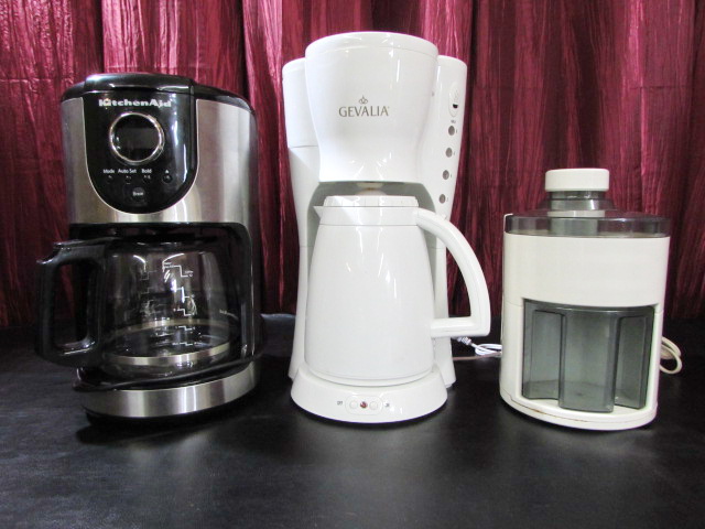 Gevalia 12 Cup Coffee Maker, Braun Coffee Grinder