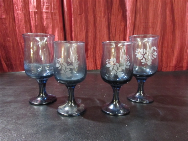 BEAUTIFUL HAND PAINTED GOBLETS