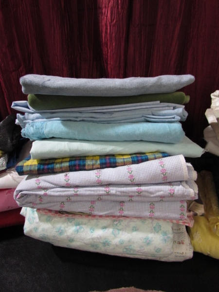 FABRIC REMNANTS & YARDAGE