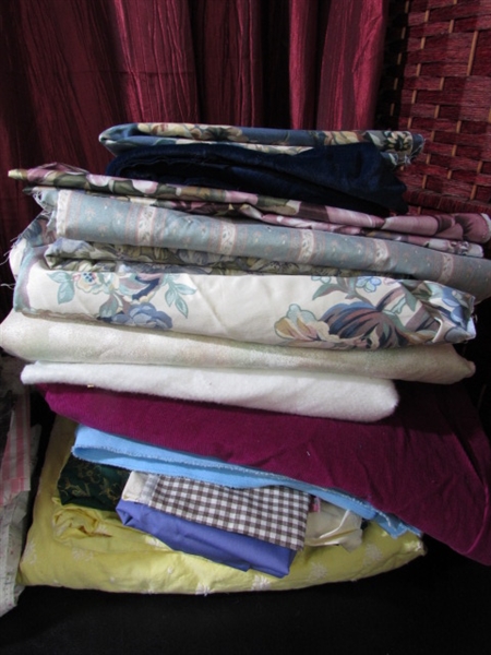 FABRIC REMNANTS & YARDAGE