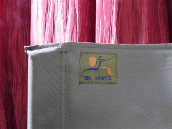CAMP CHAIR & UMBRELLA STAND