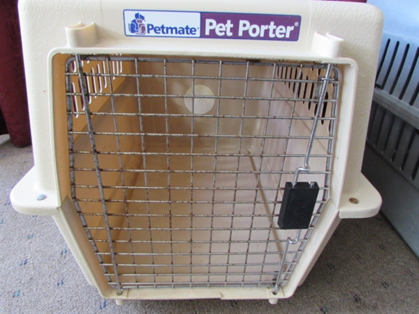 TWO PET CARRIERS