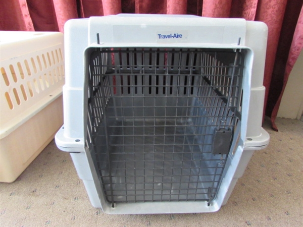 TWO PET CARRIERS