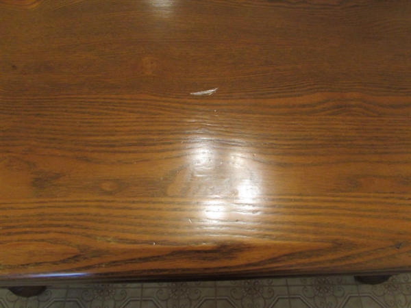 VTG ALAMO OAK DINING ROOM TABLE *LOCATED OFF-SITE #2*
