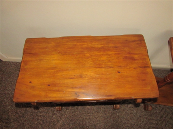 PAIR OF VINTAGE SIDE TABLES *LOCATED OFF-SITE #2*
