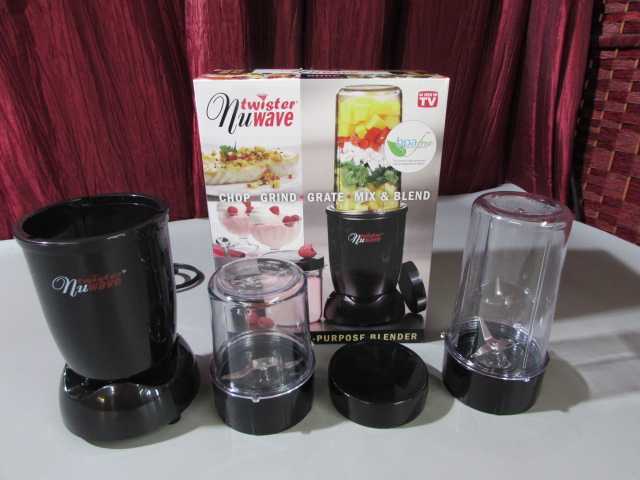 NIB NUWAVE PARTY MIXER + NUWAVE TWISTER 7 PIECE MULTI PURPOSE BLENDER LOT  OF 2