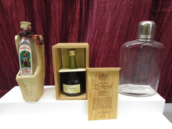 VINTAGE COLLECTIBLE LIQUOR BOTTLES & MORE