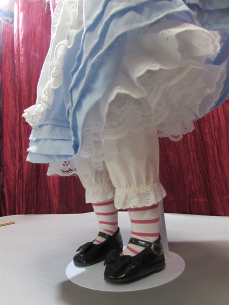 ALICE IN WONDERLAND PORCELAIN DOLL BY THELMA RESCH