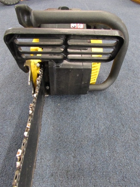 20 MCCULLOCH CHAINSAW WITH EXTRAS