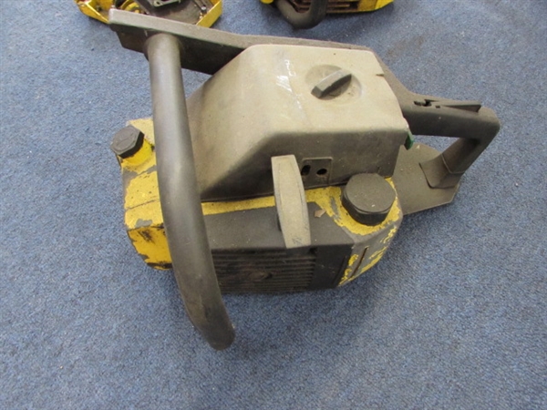 20 MCCULLOCH CHAINSAW WITH EXTRAS