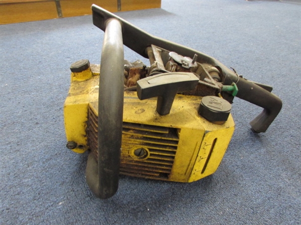 20 MCCULLOCH CHAINSAW WITH EXTRAS