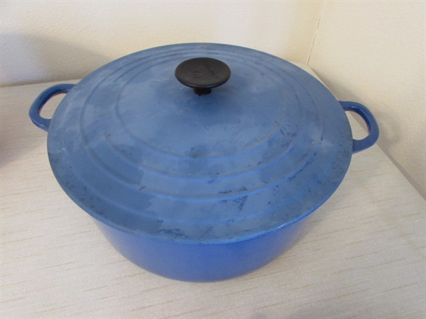 ENAMELED CAST & STEEL POTS