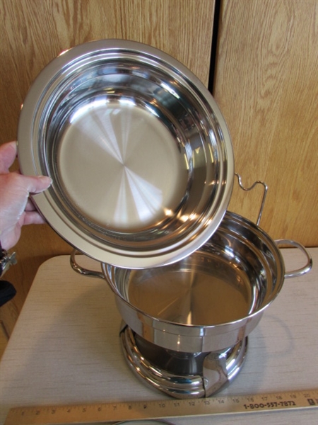 STAINLESS STEEL CHAFING DISH & MORE