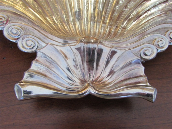 SILVERPLATE SHELL DISH