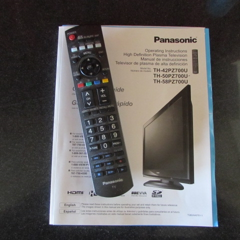 PANASONIC 50 PLASMA TV & STAND