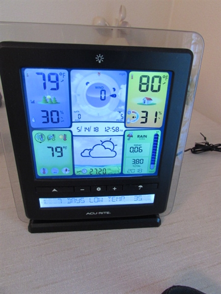 ACU-RITE WEATHER STATION, REPORTER ALERT SYSTEM & MORE