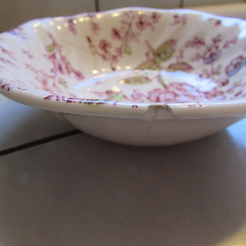 VINTAGE ROSE CHINTZ DINNERWARE