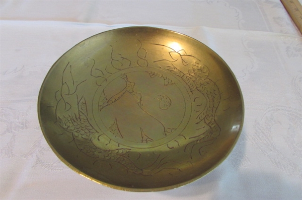 METAL FOOTED BOWLS AND TRAYS