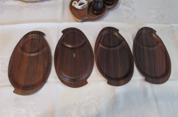 WOOD TRAYS, BOWLS & MORE