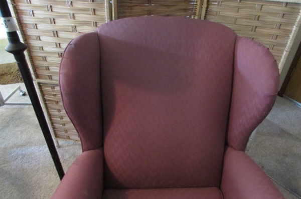 VINTAGE WING BACK CHAIR