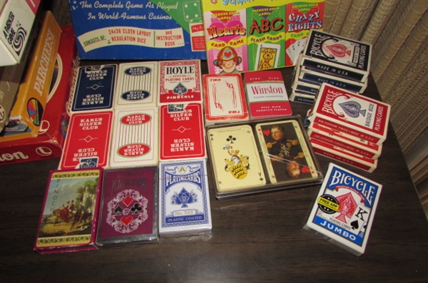 BOARD GAMES, CARDS, POKER CHIPS, JIGSAW PUZZLES & MORE