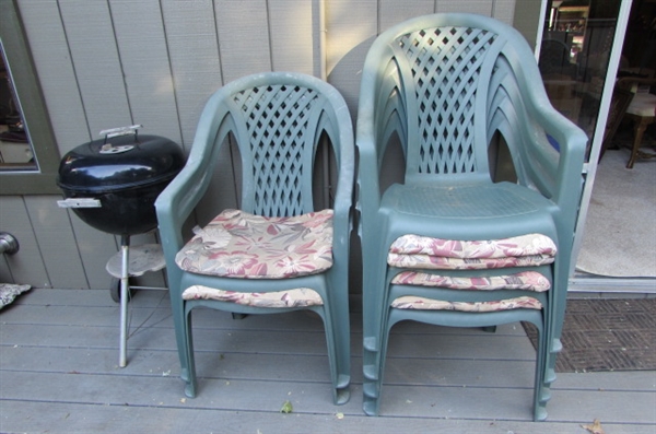 WEBER BBQ GRILL & CHAIRS