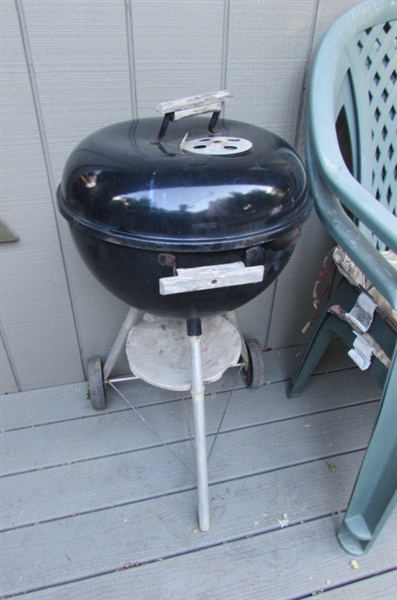 WEBER BBQ GRILL & CHAIRS