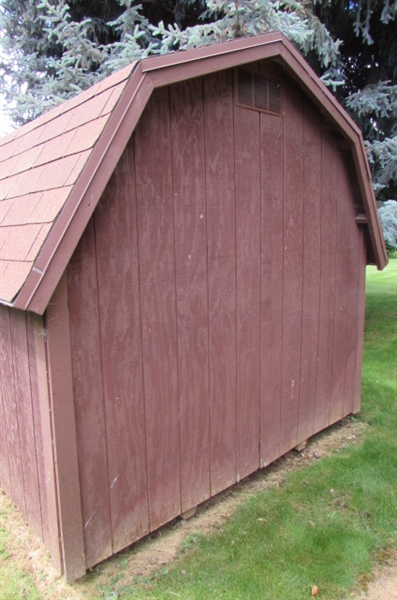 WOOD OUTBUILDING/STORAGE SHED/SHOP - WIRED FOR ELECTRICAL